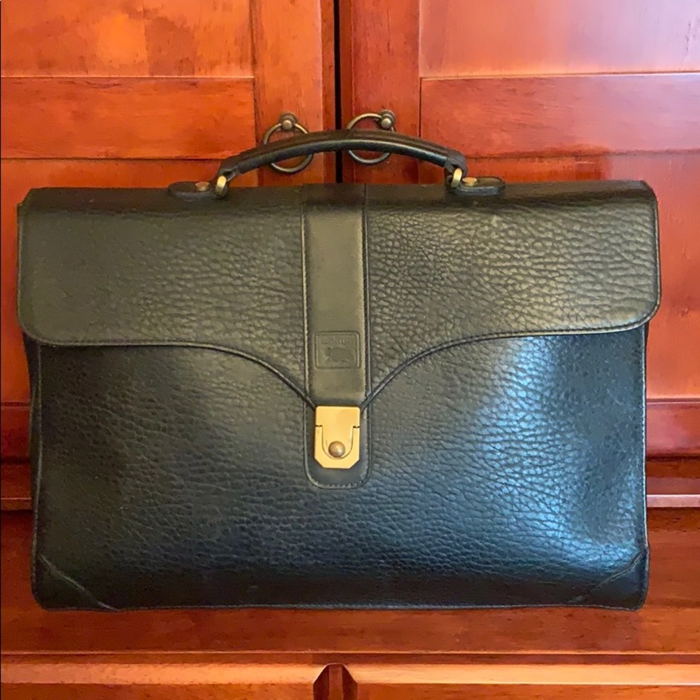 Authentic Vintage Burberry’s Briefcase